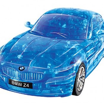 3Д Пазл БМВ Зет 4, синий, прозрачный / 3D Puzzle BMW Z4 blue, clear